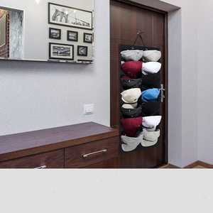 Sac de rangement suspendu transfrontalier à 14 emplacements pour casquettes, présentoir pour casquettes de baseball, sac de rangement mural pour casquettes à visière - Product Image 5