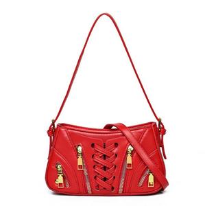 Français couleur unie luxe cerclage Style sacs à main tendance <span class=keywords><strong>moto</strong></span> haute qualité sous les bras petits sacs à main carrés - Product Image 1