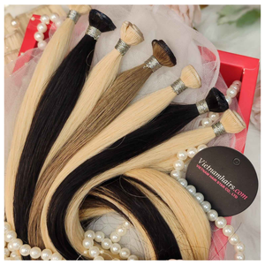 Extensiones de Cabello Humano 100% Virgen Genius Weft, Trama Invisible sin Costuras, Doble Trama, Cabello Premium - Product Image 1