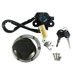 Interruptor de encendido con cubierta para motocicleta Kawasaki Ninja 250R EX250J 2008 2012, plástico frontal de aleación de aluminio - Product Image 1