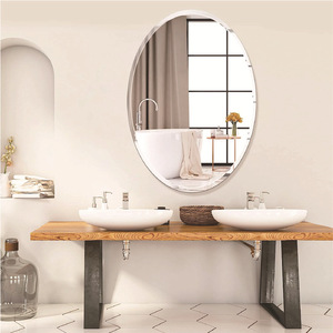 <span class=keywords><strong>Espejo</strong></span> de Maquillaje Ovalado de Pared <span class=keywords><strong>para</strong></span> Hogar, Baño, Peluquería, Barbería, Estudio, Hotel, Venta al por Mayor - Product Image 2