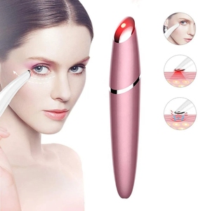 Varita de masaje de ojos fría y caliente, herramienta de belleza, pluma eléctrica recargable, labios, piel Facial, arrugas, ojos y pluma de masaje Facial - Product Image 1