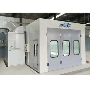 Cabine de <span class=keywords><strong>peinture</strong></span> automobile 3 portes avec système de ventilation et panneau de commande numérique pour atelier de <span class=keywords><strong>carrosserie</strong></span> professionnel - Product Image 1