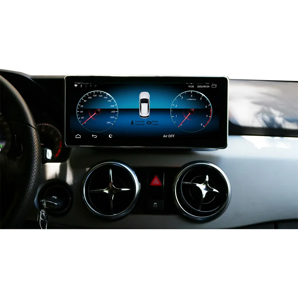 Mercedes Benz için uygun GLK x204 2008-2015 araba 10.25 "GPS navigasyon Wifi Android 10 araba video