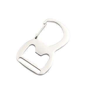 <span class=keywords><strong>Llavero</strong></span> de acero inoxidable de doble propósito, gancho de cordón, elegante abrebotellas de correas para exteriores para ropa y accesorios de equipaje - Product Image 5