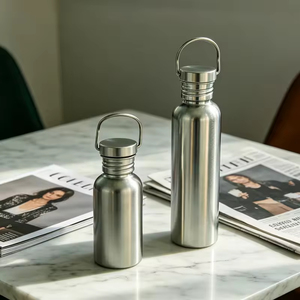 Titanium <b>Cups</b> Sports Bottle Outdoor Sports Thermos Bottle and Titanium <b>Camping</b> Titanium Water Bottles - Product Image 3