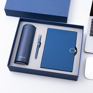 Khuyến mại ý tưởng mới Hot Bán Hộp quà tặng sang trọng tùy chỉnh cá nhân logo A5 kinh doanh máy tính xách tay với bút phích cup Bộ Quà Tặng công ty - Product Image 5