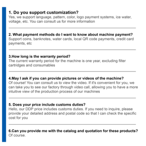 Intelligent Operation Automatic Pure Water Vending Machine with Coin Return <strong>QR</strong> <strong>Code</strong> Payment 4G LTE - Product Image 4