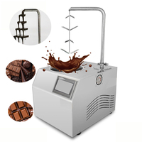 2024 Machine de robinet multifonctionnelle petit bureau Double robinet flux fondu fondoir à chocolat avec distributeur