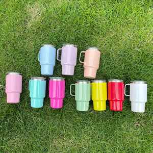 New Colors Double Walled Stainless Steel 3oz Mini Shot Glass Tumblers Mugs <b>Cups</b> with <b>Lids</b> <b>and</b> <b>Straws</b> for Wedding Party - Product Image 4
