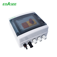 Boîte électrique Boîte de combinaison en plastique 4 en 1 Boîtes de combinaison solaire Pv avec 4 cordes