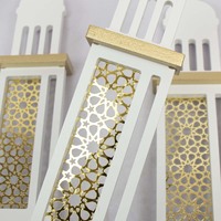 3 pièces en acrylique pour la décoration de la maison pendant les fêtes de l'Aïd du Ramadan Article décoratif d'art islamique