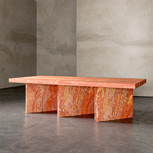 <span class=keywords><strong>Tavolo</strong></span> da Pranzo Grande <span class=keywords><strong>in</strong></span> <span class=keywords><strong>Marmo</strong></span> Stile Scandinavo Personalizzato per 8 Persone, Estensibile, per Officina - Product Image 5