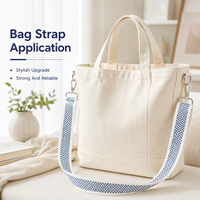 Sangle en tissu jacquard en polyester ignifuge de qualité supérieure, robuste, pour sacs, vêtements et artisanat