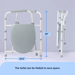 Chaise de bain personnalisée <span class=keywords><strong>RUFU</strong></span> RF4403A pour les personnes âgées et les femmes enceintes, rehausseur de toilette portable avec accoudoirs, classe II, livraison d'usine OEM - Product Image 3