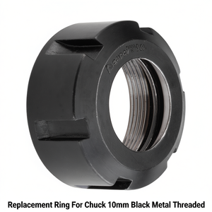 Anillo de repuesto para mandril de 10 mm, metálico negro roscado - Product Image 2