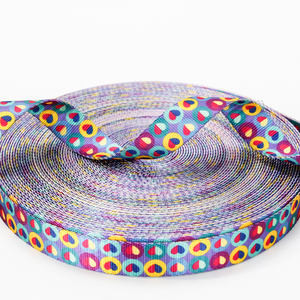 カスタム10/25mm防水ストラップ、カラフルな柄のプリント入りポリエステルナイロン製プリントウェビング - Product Image 4