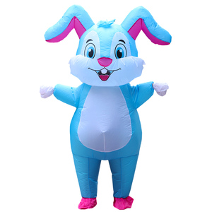 Easter Bunny Inflatable Costume <strong>Halloween</strong> Clothes Adult Men <strong>Women's</strong> Festival Line-up Performance <strong>Clothing</strong> with Inflatable Box - Product Image 1