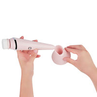 Precio de Fábrica, Kit de Spa Facial Eléctrico Sónico 4 en 1 para Blanqueamiento de Nariz y Rostro, Cepillo de Limpieza de Silicona Impermeable, Exfoliante y Masajeador para Uso Doméstico