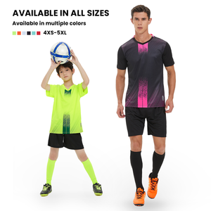 Venta al por mayor personalizado niños uniforme de fútbol servicio OEM sublimación Maillot De fútbol chándal o Camisetas De Futbol Chandal Sets - Product Image 3