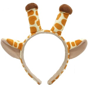 Coréen mignon dessin animé <span class=keywords><strong>girafe</strong></span> cheveux cerceau tissu doux filles accessoires de mode chaud fourrure bandeaux nouvelle conception - Product Image 3
