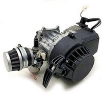 Moteur 49cc avec boîte de vitesses 25H ou T8F, moteur à essence 2 temps 44-6 pour mini ATV Quad, démarrage facile