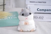 Peluche douce de dessin animé Mini Hamster jouet 10cm mignon jouets en peluche Hamster jouets en peluche