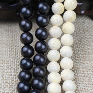 Pulsera de cuentas de oración budista, 108 cuentas de madera, regalo unisex, forma de bola pulida - Product Image 2