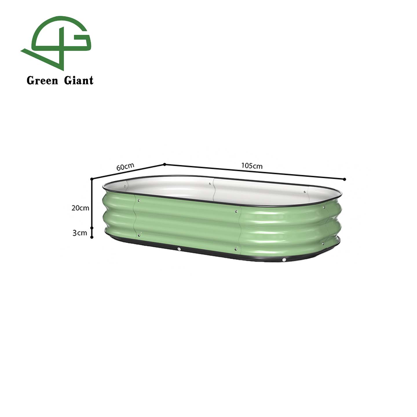 105x60x23cm-With base but no wheels