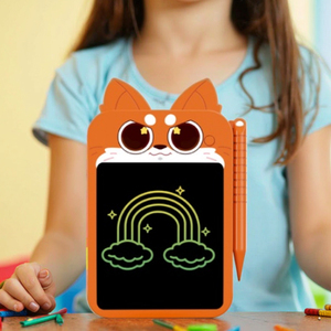 Tavoletta da <span class=keywords><strong>disegno</strong></span> di <span class=keywords><strong>volpe</strong></span> carina da 4.5 pollici in PVC e cartone per scrivere tavolette per bambini pittura da DIY strumento di educazione nella confezione <span class=keywords><strong>della</strong></span> scatola - Product Image 5