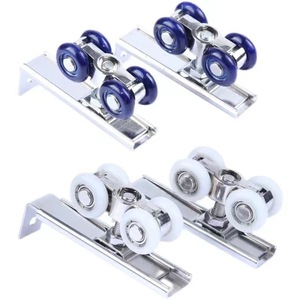 Accessoire de rail de porte coulissante moderne à petite poulie pour portes pliantes, idéal pour cuisine, camping-car, salle de sport, salle à manger, chambre, extérieur et tiroirs, installation facile - Product Image 4