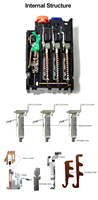 Relais thermique miniature TH-T18 SPX, faible puissance, contact de charge scellé, borne à vis, protection du moteur