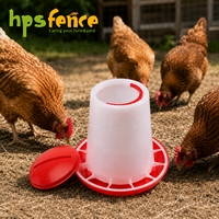 Mangeoire à poulet portable en PP, facile à nettoyer, mangeoire et abreuvoir pour poulets de ferme, pour clôture de poulailler