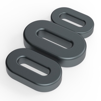 Magnet Neodymium AnTai N38UH N40UH N42UH untuk Stadion Atletik, Magnet Kuat N52 Tahan Suhu Tinggi, Berlapis Nikel Kekuatan Tinggi