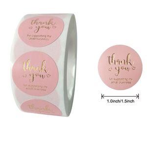 Custom Vinyl <b>Stickers</b> Print Thank You <b>Stickers</b> for Small Business Thank You <b>Stickers</b> 500 Custom - Product Image 4