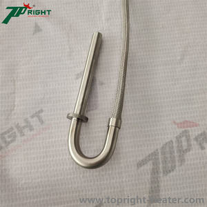 Réchauffeur de cartouche électrique à extrémité unique en forme de <span class=keywords><strong>L</strong></span> Dia.25.4x62mm 800w réchauffeur de cartouche résistant à la chaleur - Product Image 4