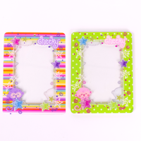 Cadre photo en acrylique double face personnalisé, design réversible, deux-en-un, cadre photo transparent personnalisé, décoration de bureau, cadeau pour photocard