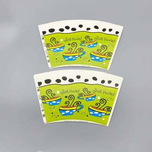 Gobelets à café jetables à double paroi en papier enduit de PE - Product Image 3