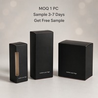 Matte Schwarze Rosa Starre Geschenkbox mit Individueller Bedruckung für Kosmetik, Hautpflege, Elektronik, Tuck-End Faltkarton, Luxusverpackung