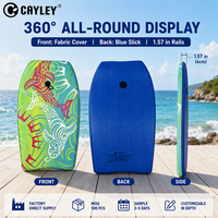 Bodyboard de surf imprimé en mousse EPS, léger, pour les sports nautiques, le surf, la plage, le bord de mer, les activités aquatiques en plein air, pour tous les âges