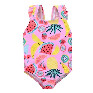 Ropa de baño personalizada para niños y niñas, bikini en capas, ropa de playa, dos conjuntos de trajes de baño para niñas y niños