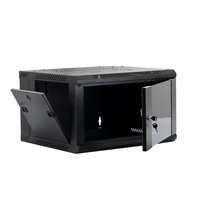 Armoire réseau murale 6U-18U, rack de serveur à ouverture arrière, conception KD, IP20, rails réglables de 19 pouces, RAL7035, RAL9005