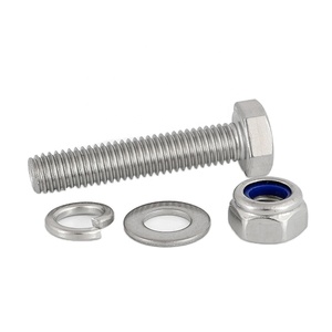 Nhà máy tùy chỉnh 1/4-20unc Hex bu lông đai ốc A2-70 A4-70 thép không gỉ 304 316 bu lông Titan din933 Chiều dài tiêu chuẩn 50mm 100mm - Product Image 6