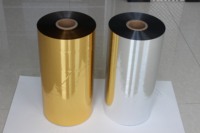 Film de stratification thermique EVA métallisé or Pet 17 mic pour la stratification du papier