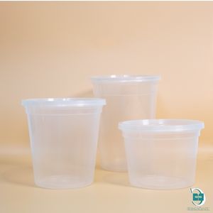 Vasos Desechables Transparentes para Alimentos con Tapas Herméticas para Sopa y Entrega de Comida, en Oferta - Product Image 6