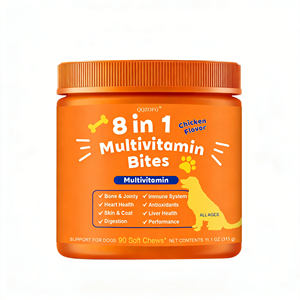 Complément alimentaire quotidien de calcium pour chiens, marque privée OEM, multivitamines 8 en 1, comprimés à mâcher souples pour animaux de compagnie, soins et suppléments pour la santé des animaux - Product Image 2