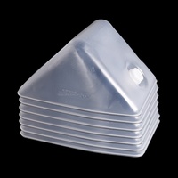 Seau de stockage d'eau en plastique pliable de qualité alimentaire LDPE de 10 à 20 L, impression personnalisée sur la surface, pour l'exportation