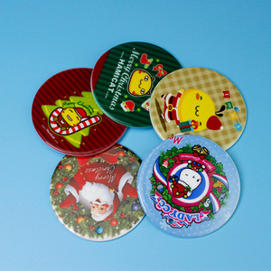 <strong>Wholesale</strong> 3 Inch Round Circle Custom Sublimation <strong>Ceramic</strong> Christmas Ball &amp; Tree <strong>Ornaments</strong> Flat Christmas <strong>Ornament</strong> <strong>Blank</strong> - Product Image 6