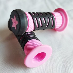 Poignées de guidon de vélo 22,2 mm, antidérapantes, souples, accessoires pour vélos d'enfants, design étoile jaune - Product Image 4