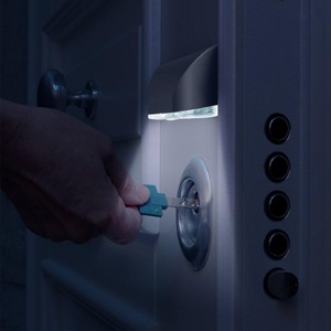 Auto PIR Infrared Door Lock Human Body <b>Sensor</b> LED <b>Lights</b> Home Cabinet Keyhole Detector LED Night <b>Light</b> - Product Image 1